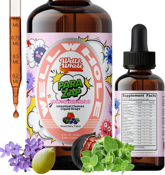 Kids’ Black Walnut Digestive Support Drops, 14-in-1 Herbal Formula, Mixed Berry, Ages 1+, 2 fl oz product photo