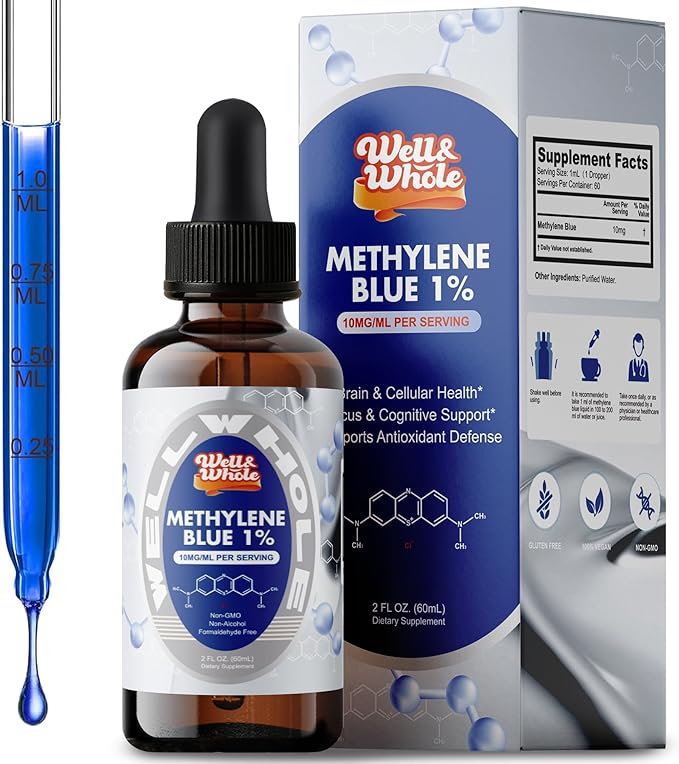 Methylene Blue Liquid Drops – Brain Cognitive Support 