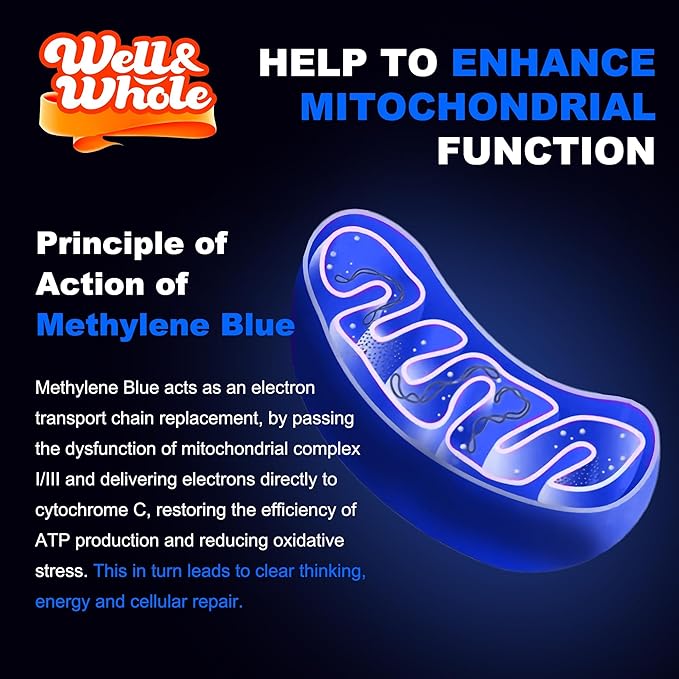 Methylene Blue Liquid Drops benefits