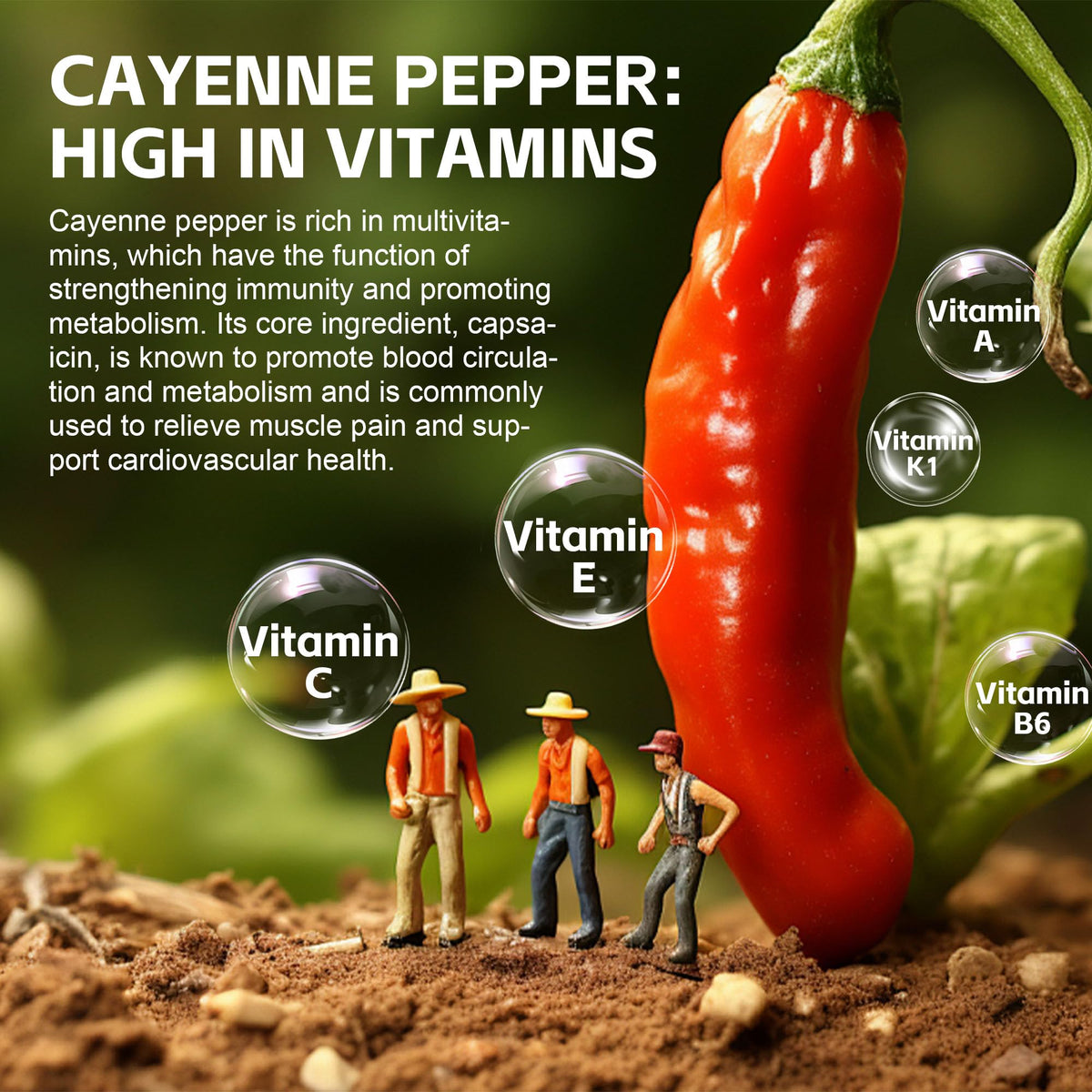 Cayenne_Pepper_Supplement high in vitamins