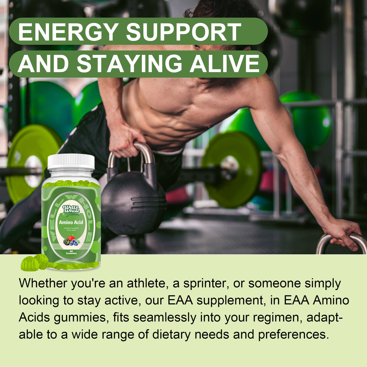 amino acid gummies energy support