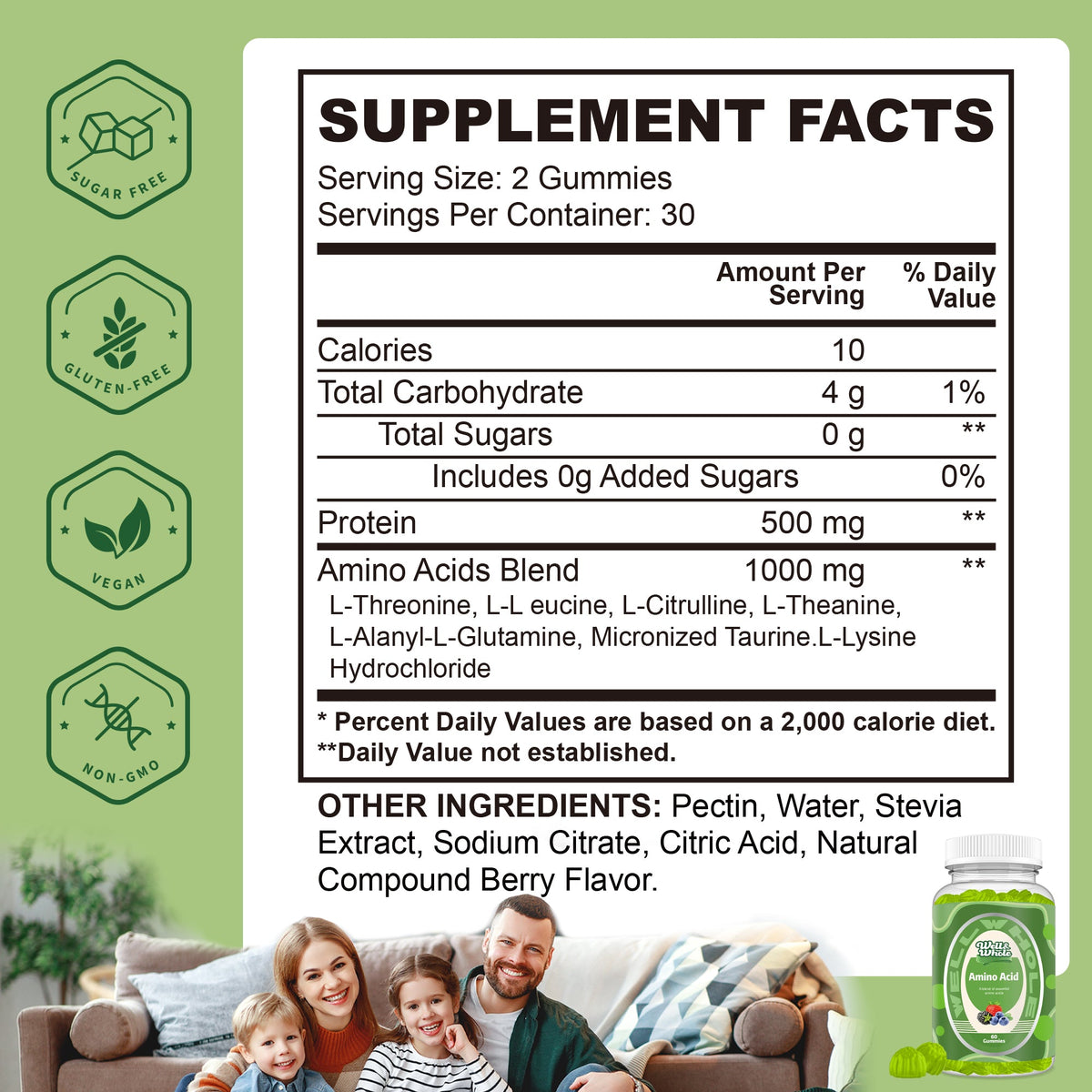 amino acid gummies facts