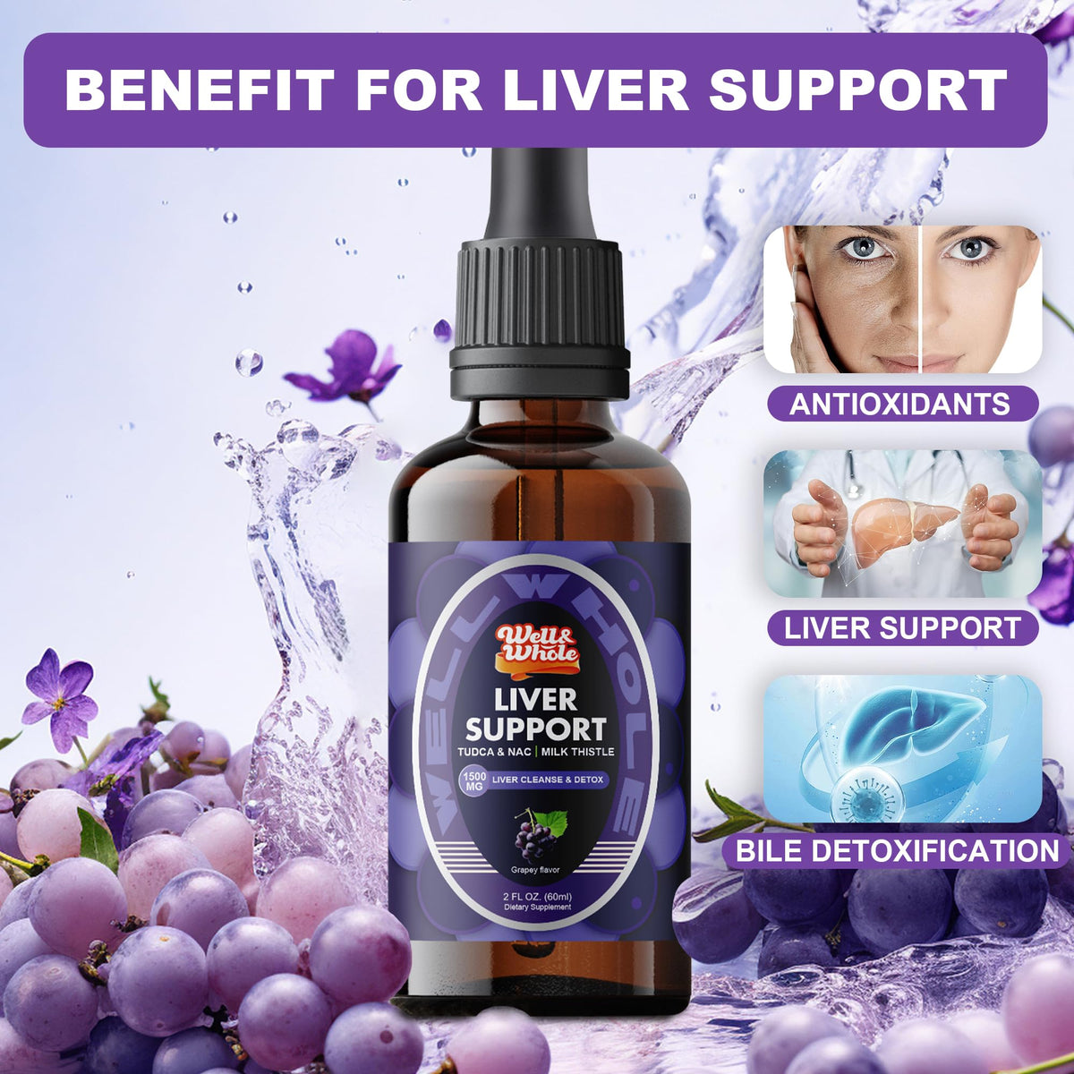 benefit for liver support