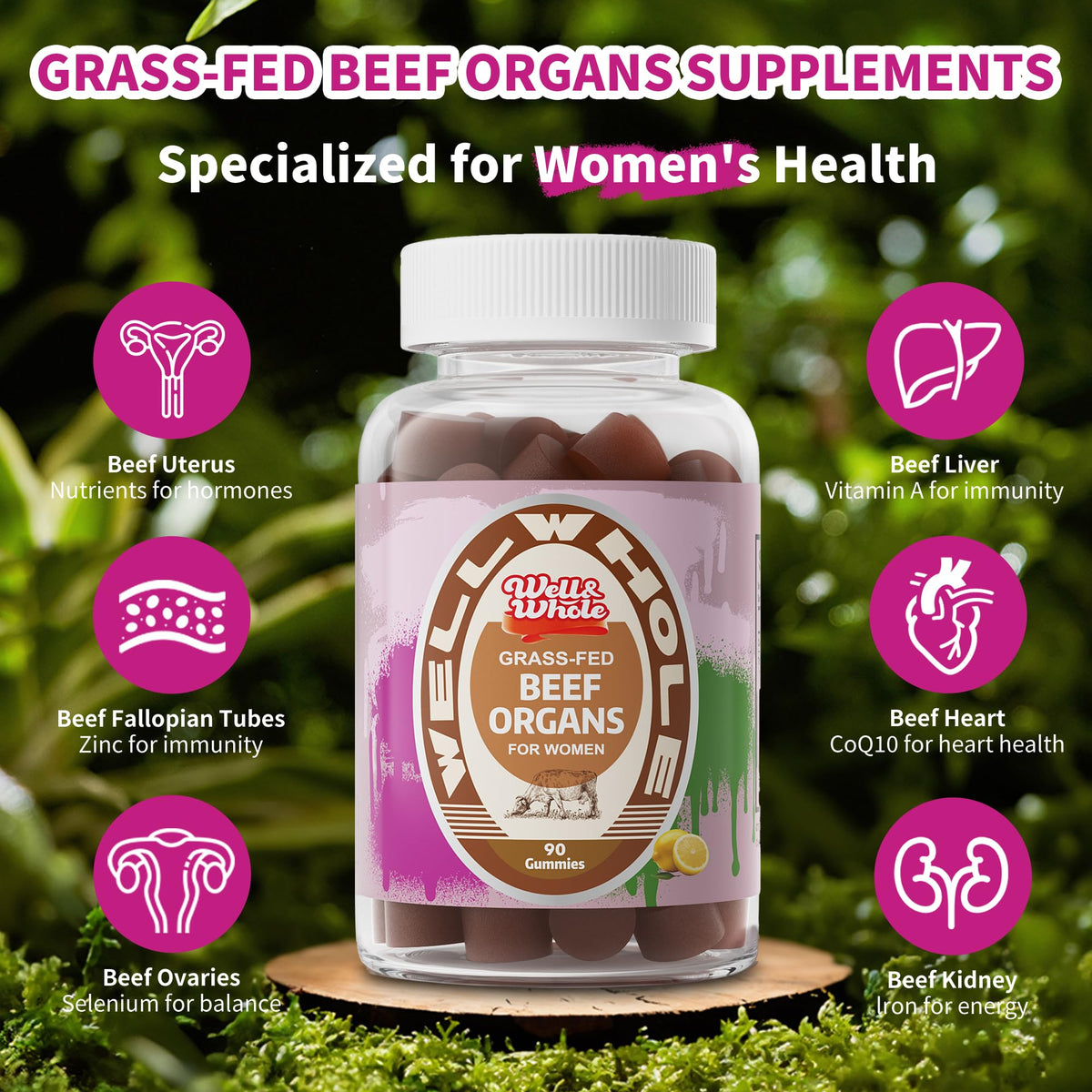 grass-fed beef organs supplements